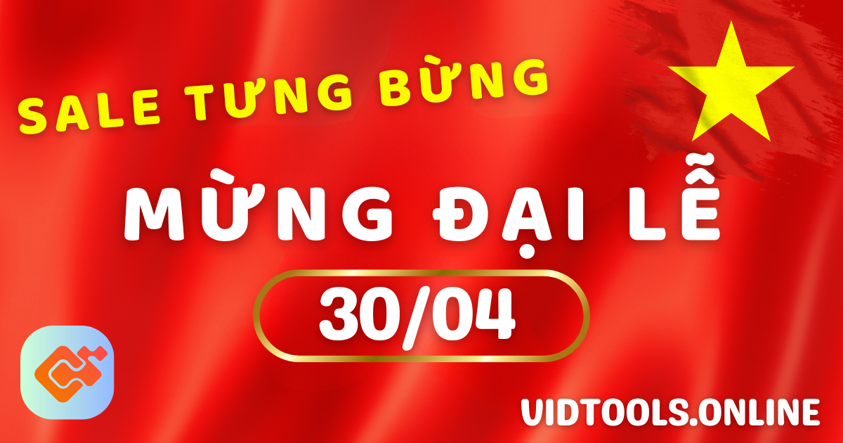 SALE TƯNG BỪNG, MỪNG ĐẠI LỄ 30/04